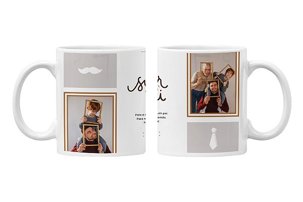 Caneca Super pai - Personalizada com fotos