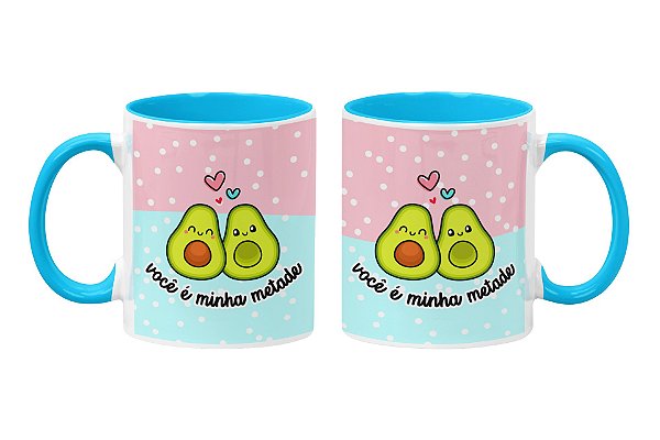 Caneca você é minha metade 2