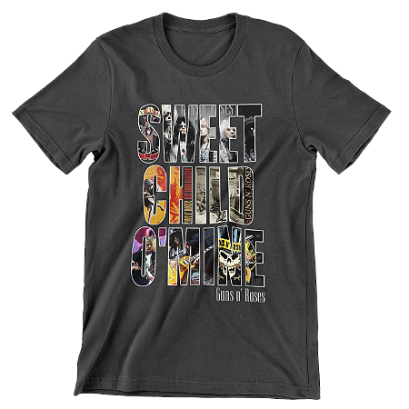 Camiseta Guns N' Roses Sweet Child O'mine Preta