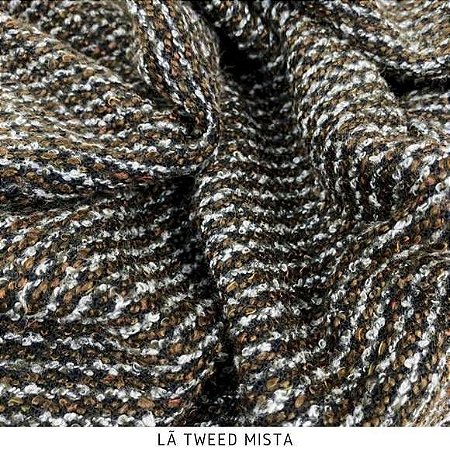 Tecido Lã Tweed Mista