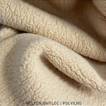 Melton Unifloc Polvilho tecido Macio, Absorvente e não Desfia