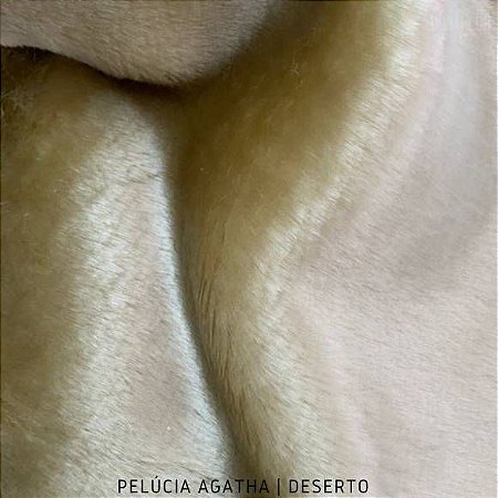 Pelúcia Agatha Deserto tecido pelô Médio, Macio e base firme