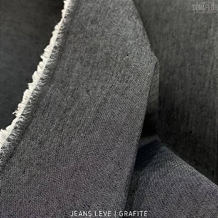 Jeans Leve Grafite tecido 100% Algodão - 1.40Largura