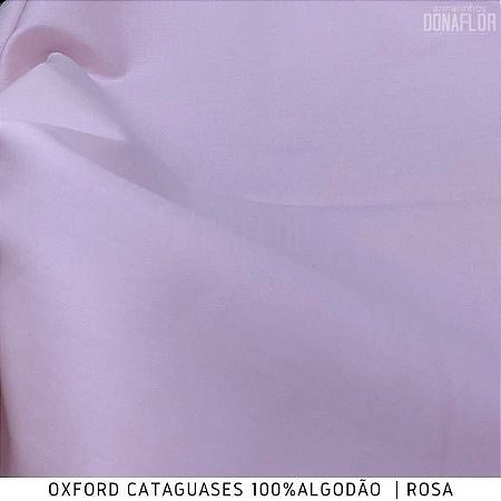 Oxford Rosa tecido 100% Algodão 1,50Largura