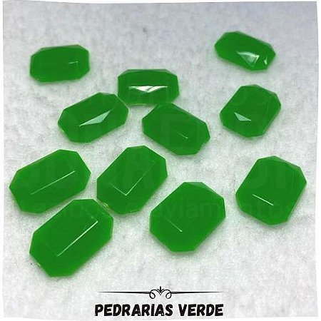 Pedrarias Sem Furo Verde 1,08mm x 1,03mm