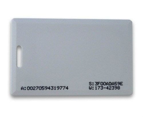 Cartão PVC Clamshell 125 Khz 100 un