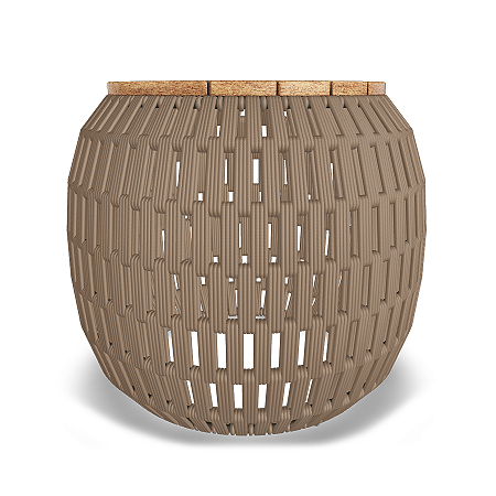 Mesa Lateral Izzy - Cor Fendi