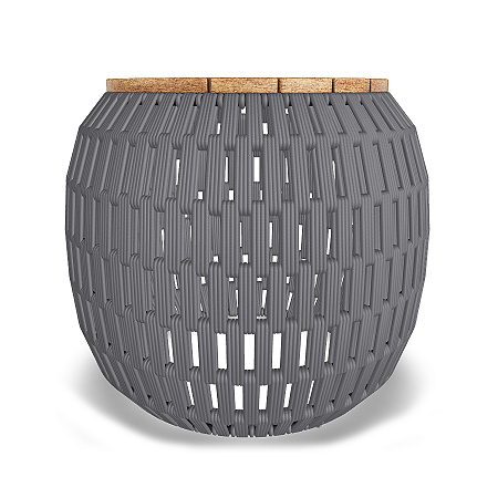 Mesa Lateral Izzy - Cor Grafite