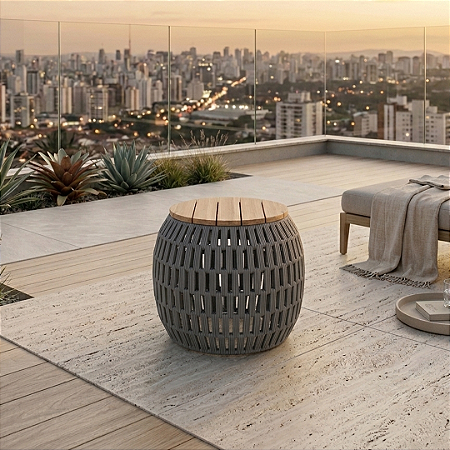 Mesa Lateral Izzy - Cor Grafite