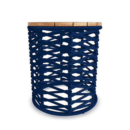 Mesa Lateral Lidy - Cor Azul Marinho