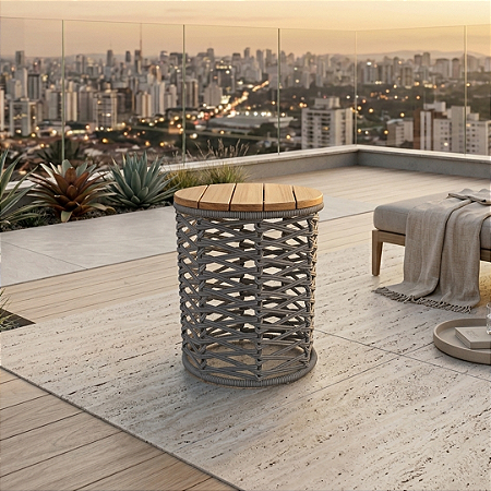 Mesa Lateral Lidy - Cor Grafite
