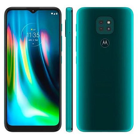 Celular Motorola Moto G9 Play 64GB Tela 6,5” - Qualcomm Snapdragon 662 - 4  GB RAM - Câm. Tripla 48 MP - LOJAS 2000