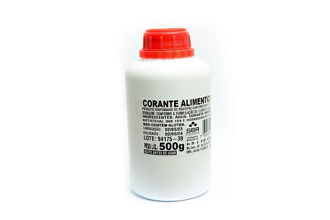 Corante Carmin Líquido - 500mL