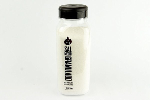 Sal granulado médio CAVA - PET - 1Kg