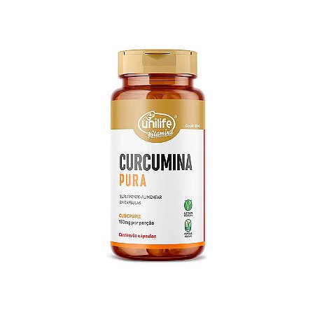 CURCUMINA PURA 450MG  - 60 CÁPSULAS - UNILIFE