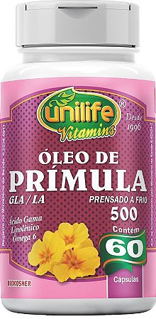 ÓLEO DE PRÍMULA 700 MG - 60 CÁPSULAS - UNILIFE