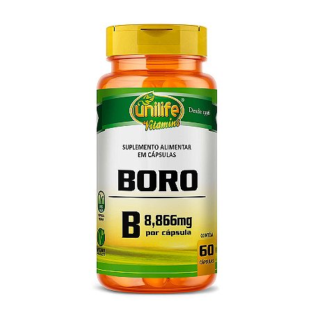 BORO 500MG - 60 CÁPSULAS - UNILIFE