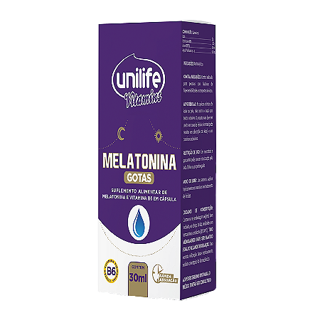 Melatonina - Gotas 30 ml | Unilife