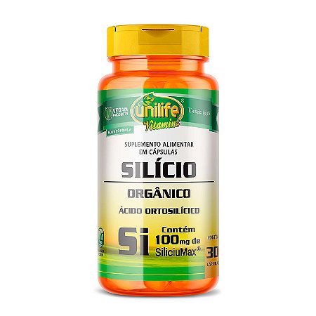 Silício Orgânico SiliciuMax em cápsulas 420 mg - Unilife