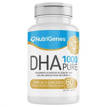 DHA PURE - 60 CÁPSULAS 1450mg - NUTRIGENES