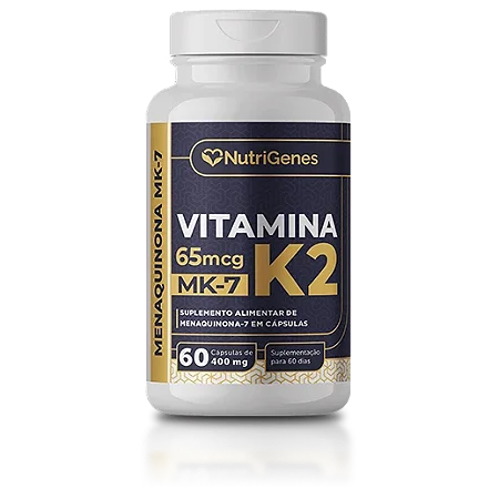 VITAMINA K2 - 60 CÁPSULAS - NUTRIGENES