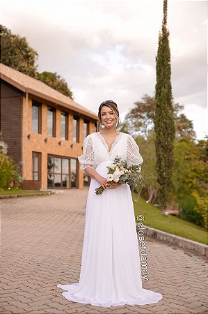 vestido de noiva bufante