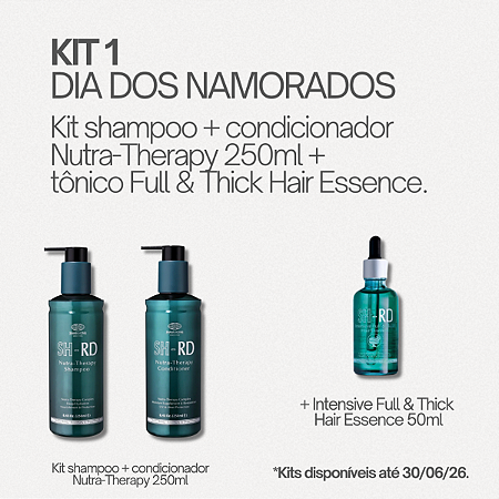 Kit SH-RD Nutrição & Anti-queda: Nutra-Therapy + Hair Essence - val. próx.