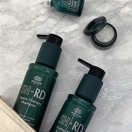Kit Travel Plus: SH-RD Nutra-Therapy Shampoo 100mL + Nutra-Therapy Conditioner100mL + Miracle Luminous Elixir (1un.) + Protein Cream 10mL