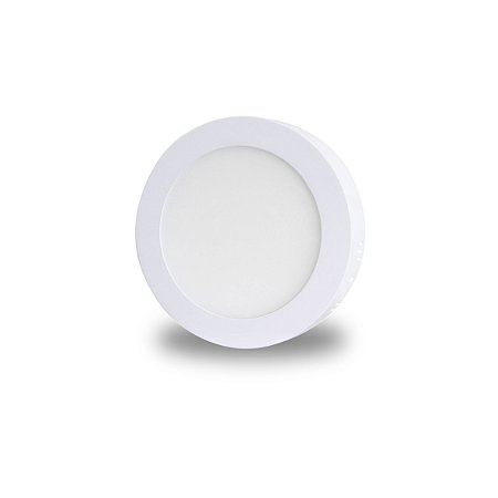 Luminária LED de Sobrepor - 12w - Bivolt - Redondo 17,5cm - Branco Frio ou Quente