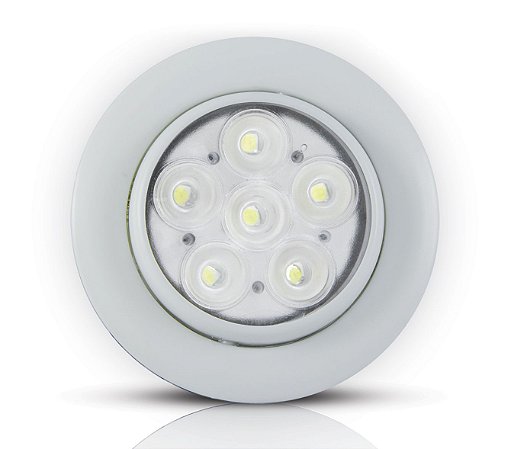 SPOT PARA EMBUTIR - 6W | Bivolt | Foco de luz: 45º | Bivolt | IP65