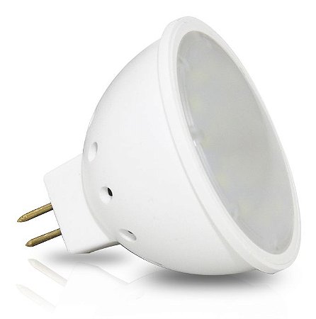 LÂMPADA DICRÓICA 4w - Base GU5,3 | 12V  |  Foco de luz 120º | Uso Interno | LED PHILIPS