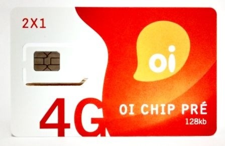 Chip Oi Triplo Corte 4G DDD 11 ao 19 Tamanho Normal Micro Sim e Nano