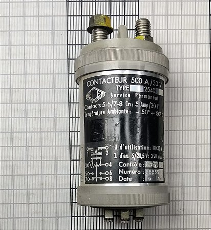 CONTACTEUR 500 A/30 V - 5-6/7-8