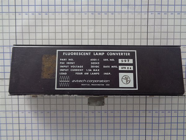 REATOR LÂMPADA FLUORESCENTE   -    6501-1