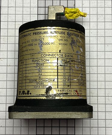 DIGITALIZADOR AUTOMÁTICO  ALTITUDE  PRESSÃO  - D120-P2T