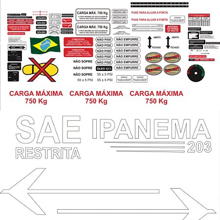 KIT ADESIVO INTERNO E EXTERNO IPANEMA 203