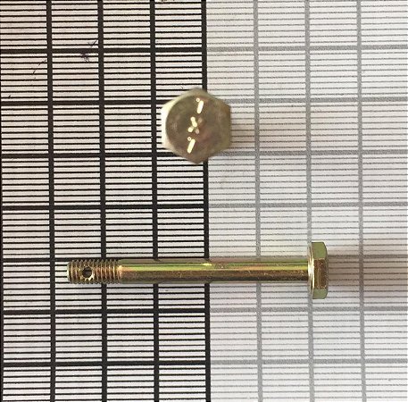 PARAFUSO SEXTAVADO 3/16" C/FURO PARA CONTRA-PINO - AN3-16