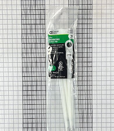 ABRAÇADEIRA CABO PLENUM 8 POL.