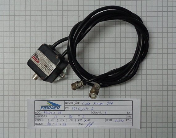 CABO ANTENA VHF - 1716595-2