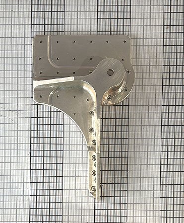 SUPORTE TREM CESSNA 206 ESQ - 1213426-1