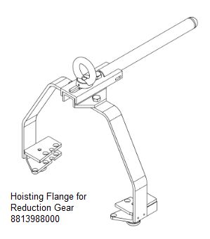 Hoisting Flange for Reduction Gear - 8813988000