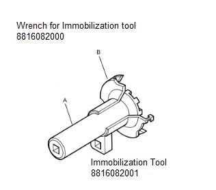 Wrench and immobilization tool - 8816082000