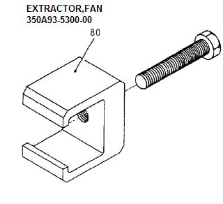 EXTRACTOR,FAN - 350A93-5300-00