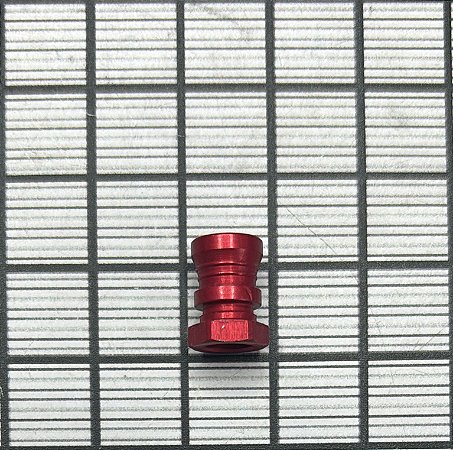 PORCA HI-LOCK ALUMINIO VERMELHO - HL70-5