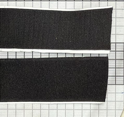 VELCRO MACHO E FEMEA / PRETA 50MM