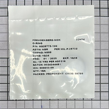 ANEL VEDAÇÃO - MS28775-120