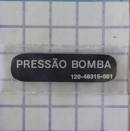 PLAQUETA - 120-46315-001