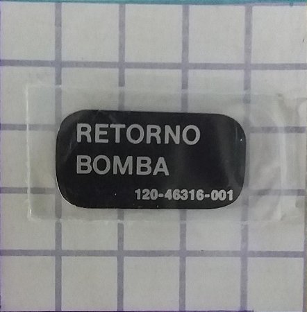 PLAQUETA - 120-46316-001