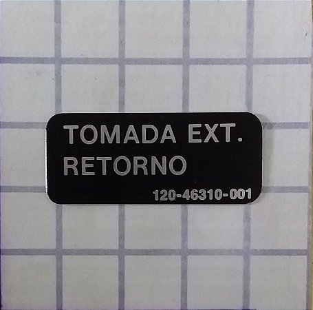 PLAQUETA - 120-46310-001