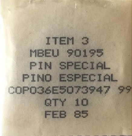 PINO ESPECIAL - MBEU90195